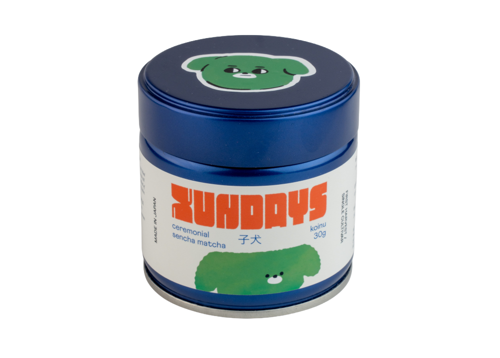 Koinu Matcha tin by xundays – nutty matcha powder from Yame