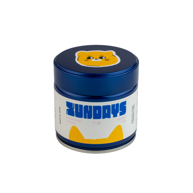 Koneko Matcha tin by xundays – creamy ceremonial matcha from Kyoto